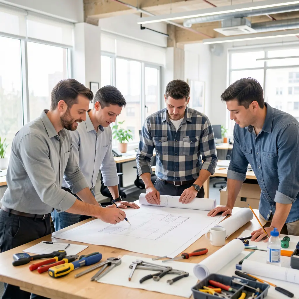 Team at work